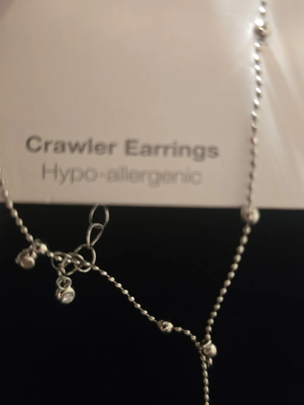 Silver-Tone Layered Necklace & Earrings